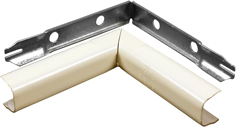 Canaleta metal extender potencia serie 500 codo interior marfil