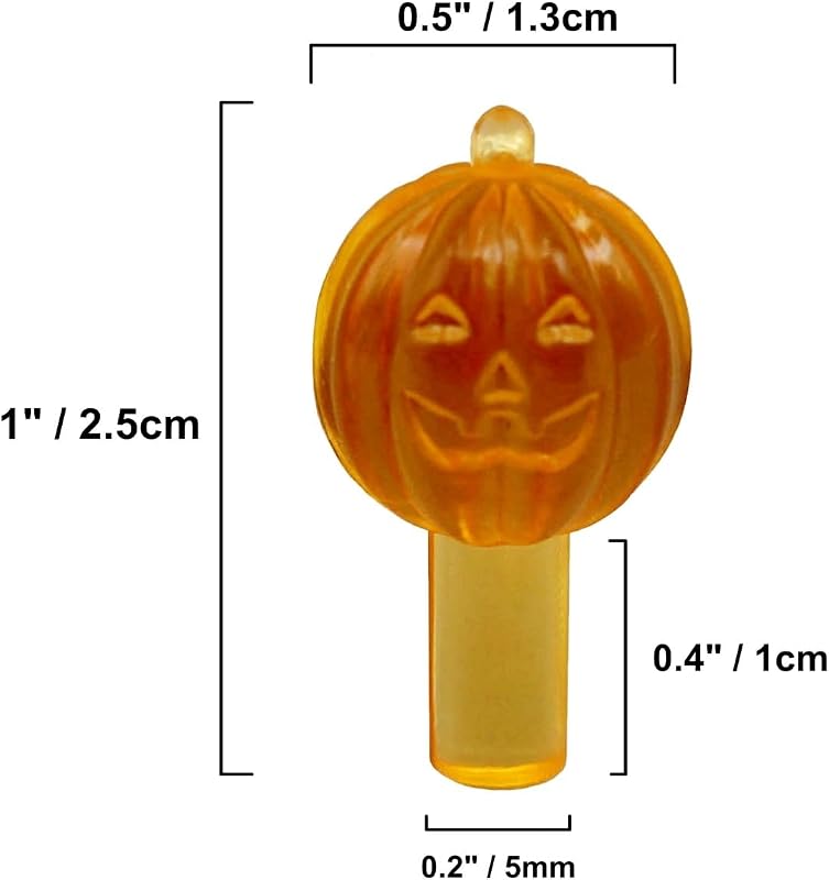 Luces calabaza naranja y morado para Halloween set 25