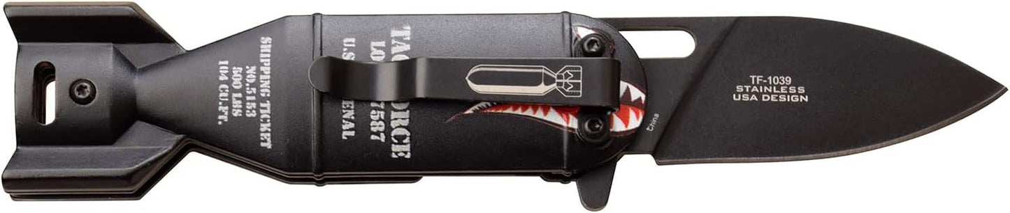 Cuchillo plegable con resorte Tac Force