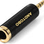 Adaptador auriculares cobre macho 0.138pulg a hembra 1/4 pulg