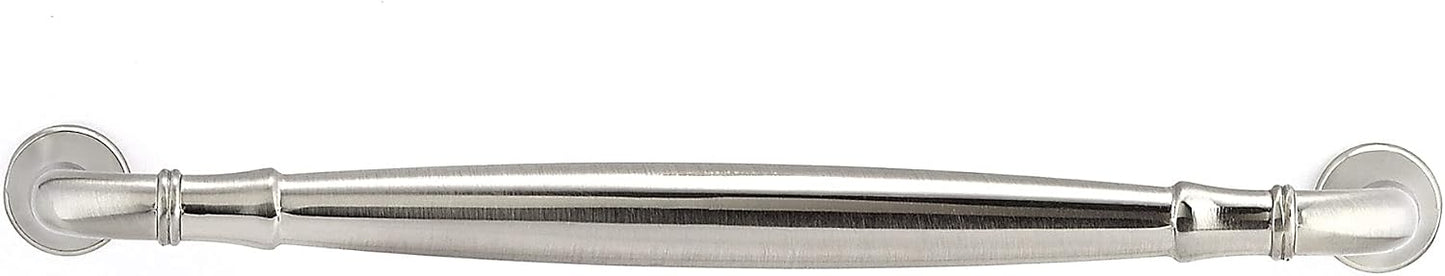 Tirador curvo níquel cepillado 6.299in cocina baño muebles
