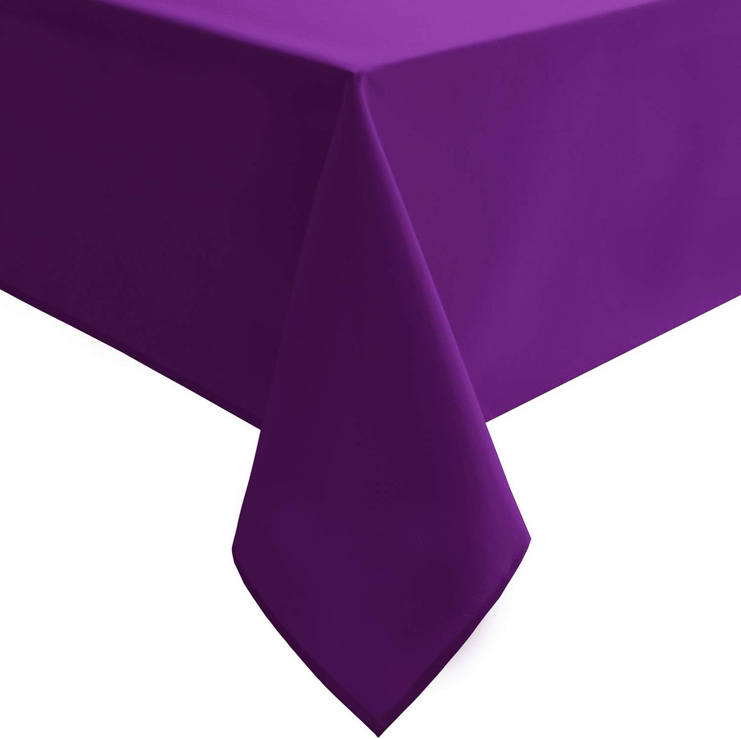 Mantel púrpura 60x84pulg impermeable para mesa rectangular