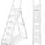 Escalera plegable aluminio 6 peldaños 11ft antiderrap