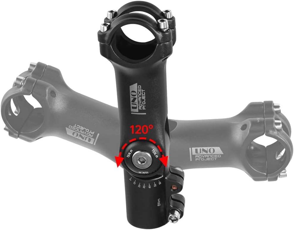 Vástago bicicleta ajustable 0-120 grados MTB carretera