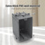 Caja salida PVC 1 banda 18 pulg cubicas gris cert ETL