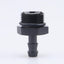 Adaptador manguera aluminio 5/16" púa negro