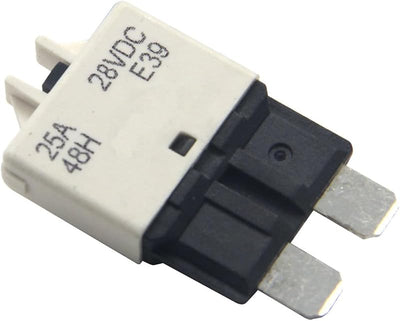 Disyuntor cuchilla 25A 12-28V fusible marino blanco