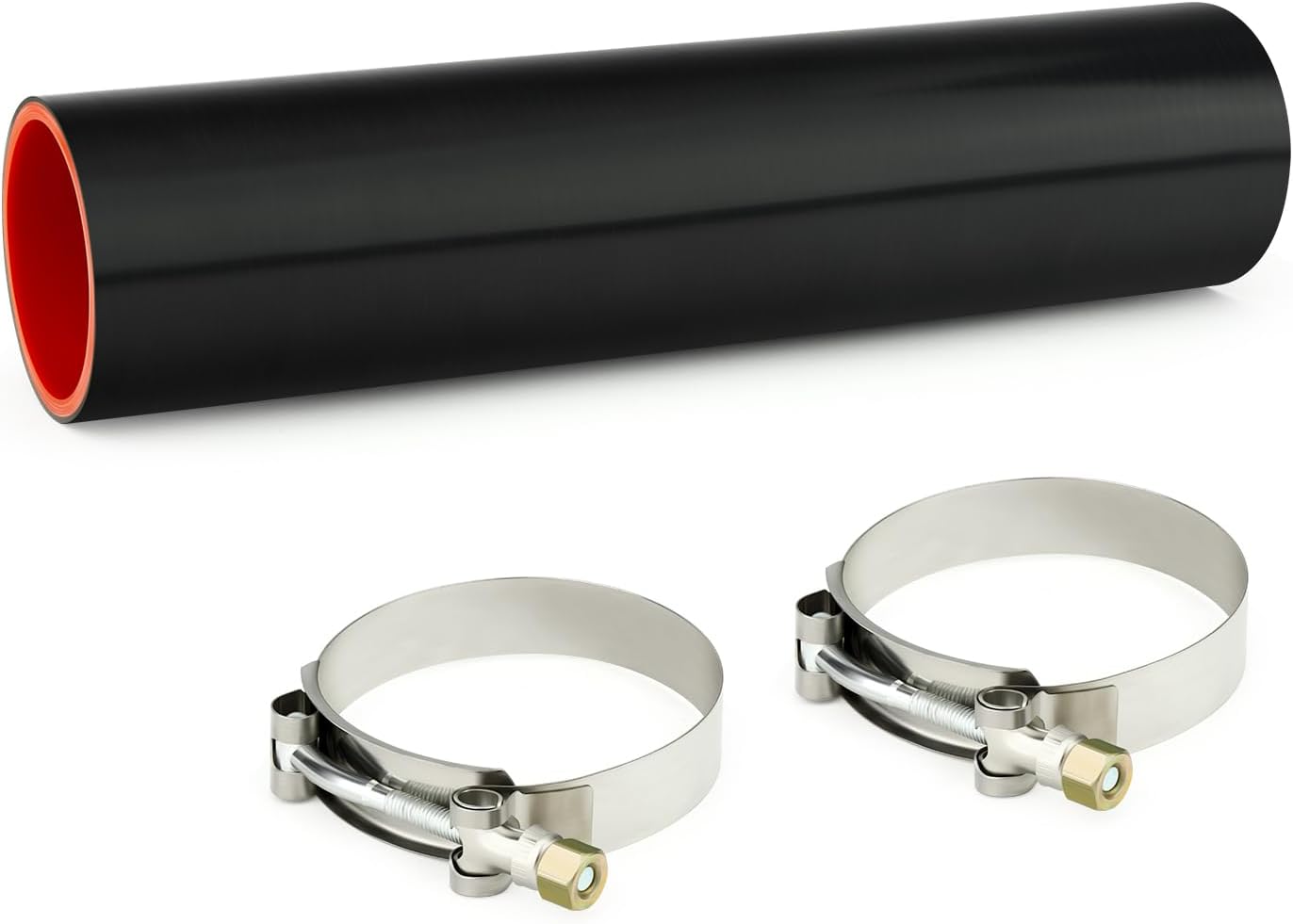 Manguera silicona 3" diámetro con acopladores 12"