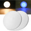 Lámpara techo RV 12V luces puck 2en1 blanco cálido