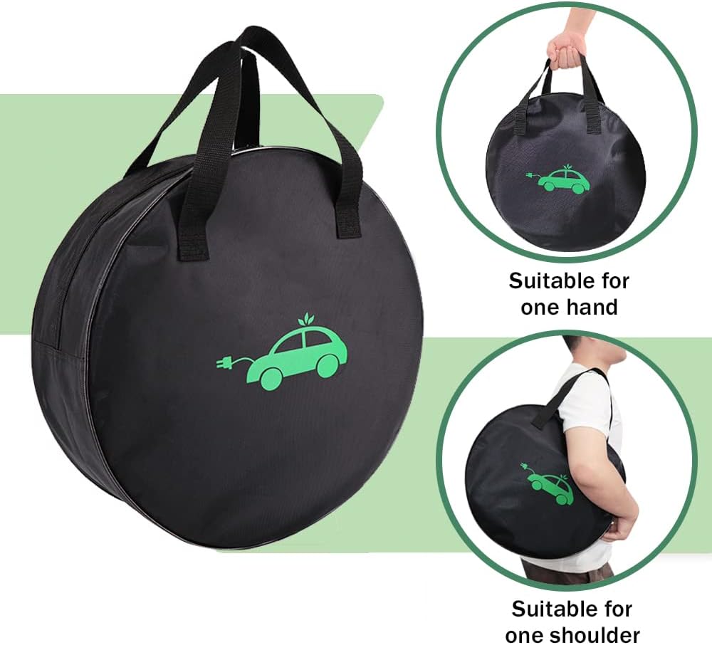 Bolsa organizadora cables carga EV resistente al agua