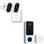Kit 2 cámaras WirelessCam Pro 2K cámara timbre