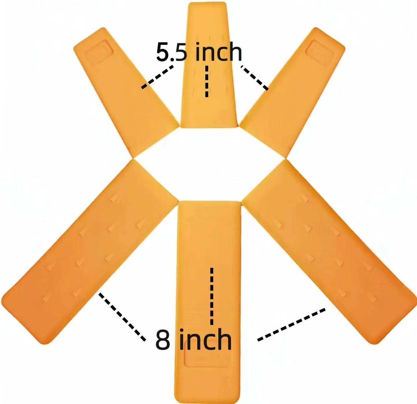 Cuña tala árbol 8" 5.5" set 6