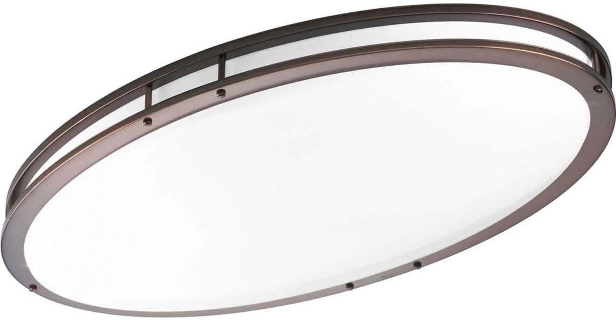 Lámpara LED Oval CTC 4.38x32.50x18.00 Bronce Urbano