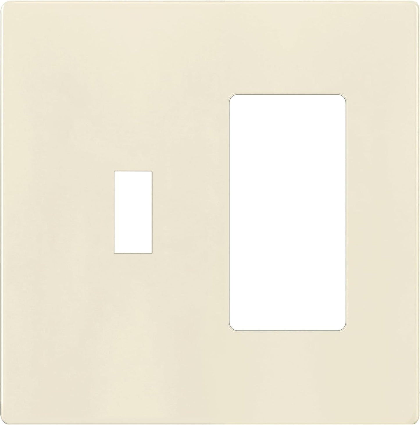 Placa pared interruptor palanca 4.68x4.73pulg termoplástico