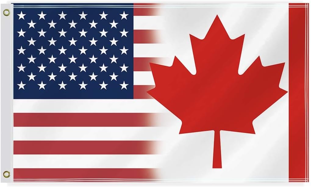 Bandera Canadá 3x5ft poliéster 150d doble cara