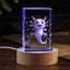 Luz nocturna ajolote 3D para niños regalo emocional