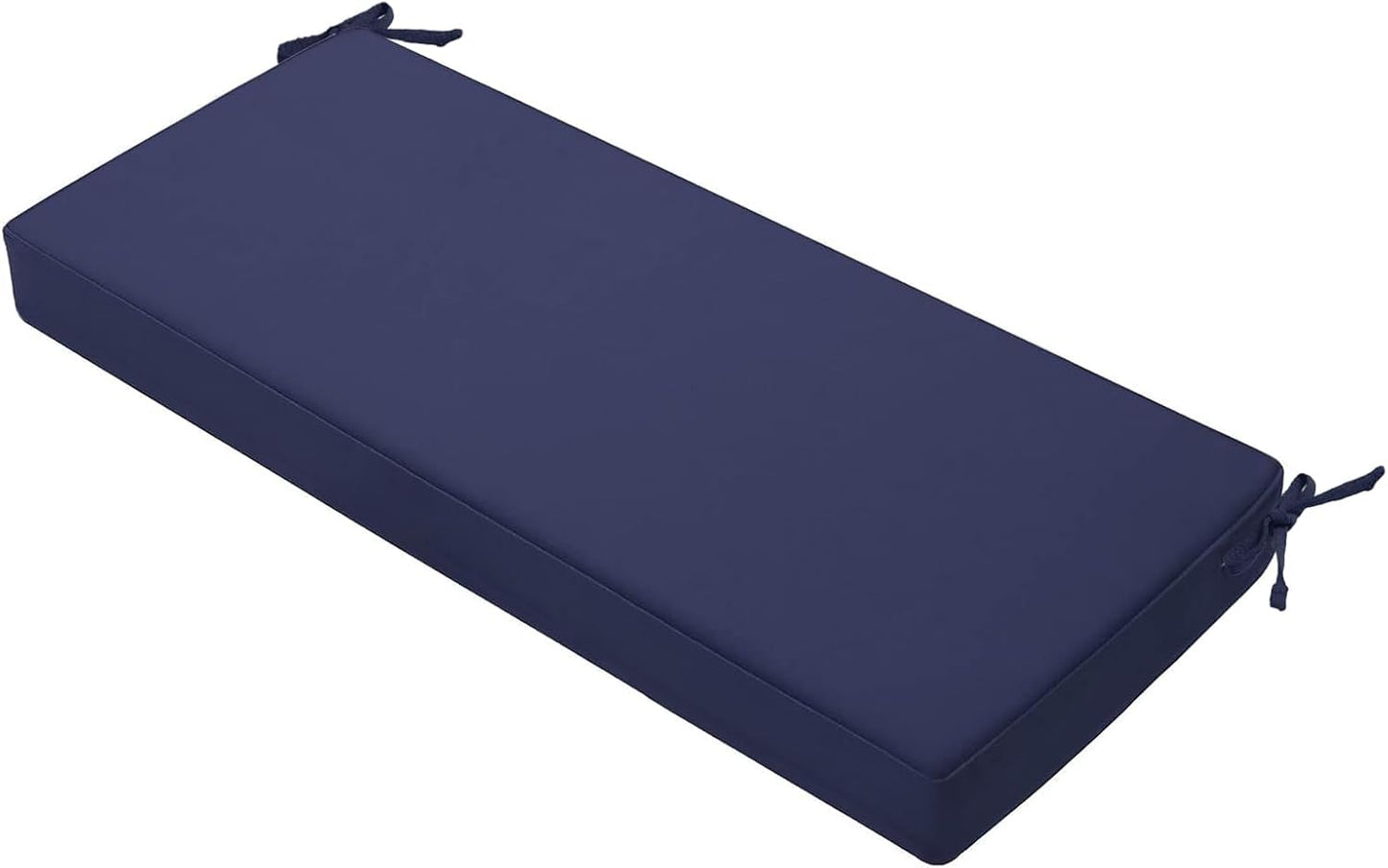 Cojín banco exterior 48x18pulg impermeable color azul