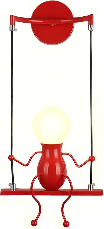 Lámpara pared LED creativa dibujos animados ajustable