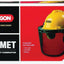 Conjunto casco seguridad visera motosierra amarillo