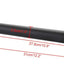 2 Barras Ropa Industrial 12" Soporte Metal Rústico Pared