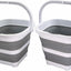 Cubo limpieza rectangular 5L plegable camping playa hogar