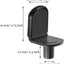 Pasadores estante soporte muebles negro 30 pzas