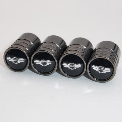 Válvula aire Genesis cromada para llanta auto negro