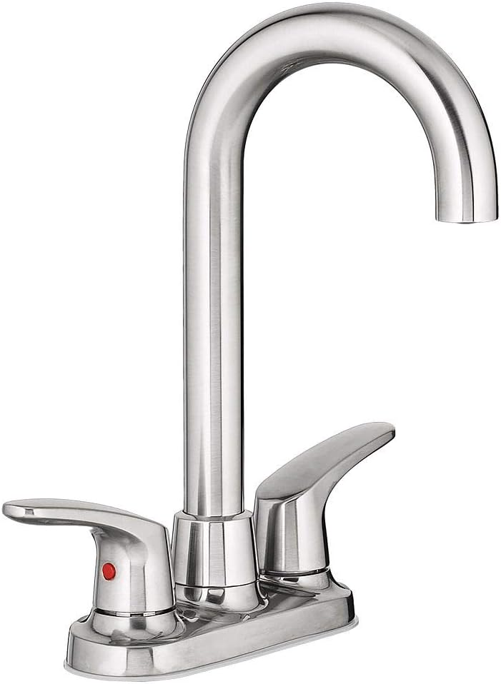 Grifo de barra dos manijas acero inox
