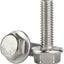 Tornillos hex M6 x 0.315pulg acero inox A2 DIN 6921 25 Pzas