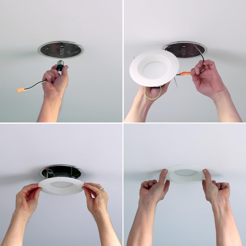 Cubierta empotrable con LED integrado