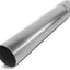 Tubo escape recto 18pulg 3pulg acero suave ajuste universal