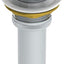 Grifo baño dos manijas montaje drenaje Push Pop 1.0 GPM