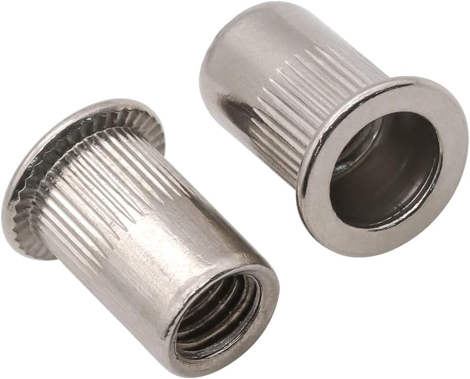 Pack 50 Tuercas Remachadoras Acero Inox 1/4-20 304 ss