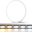 Lámpara Led Techo Empotrada 9pulg 18w Regulable 5 Colores