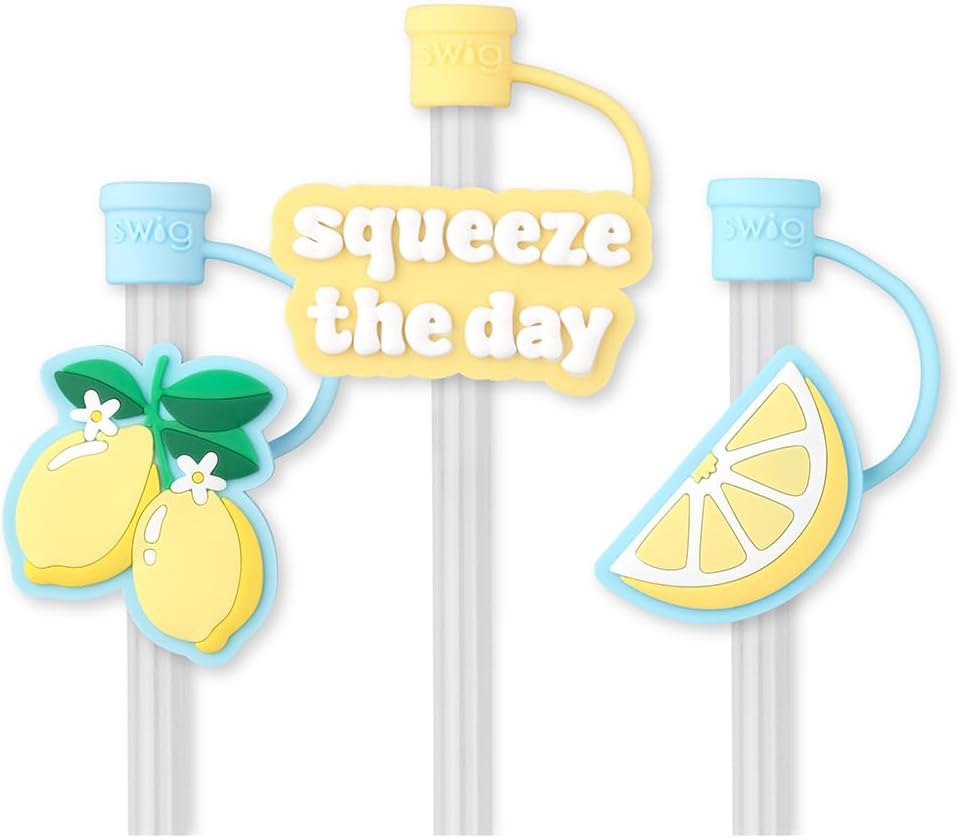 Set 3 Popotes Reutilizables Con Fundas Silicona Comp 40oz