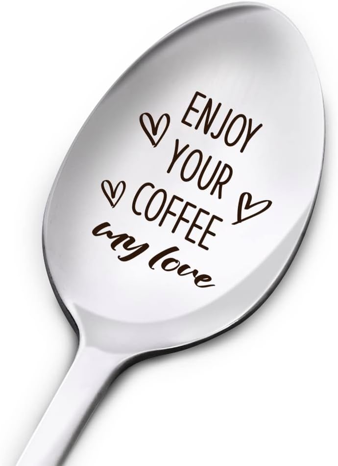 Cuchara café regalo para novia novio esposa marido
