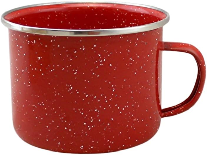2 Tazas Esmaltadas 16oz para Camping Playa
