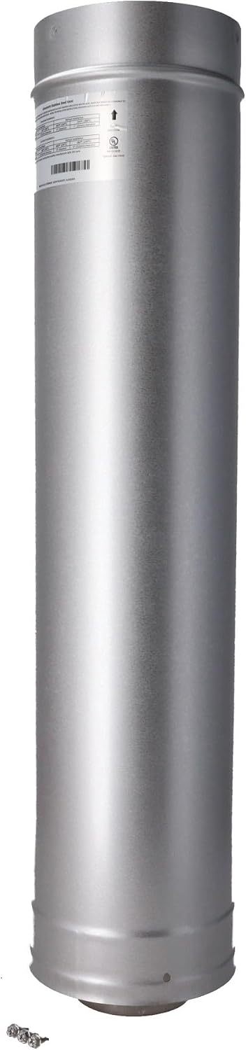Tubo inox concéntrico 24pulg calentador gas