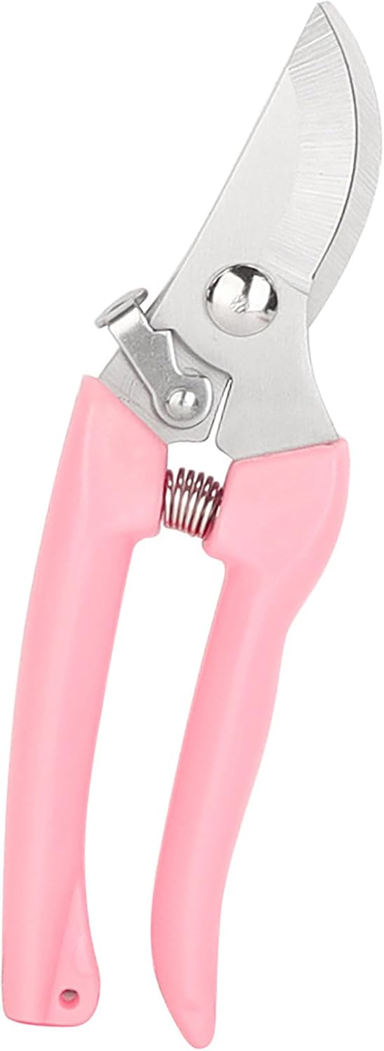 Tijeras jardín 6.9pulg para cortar flores plantas bonsái mango rosa