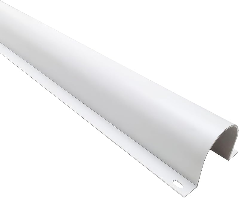 Guarda cables plástico 1/2" con cubierta 58" Blanco