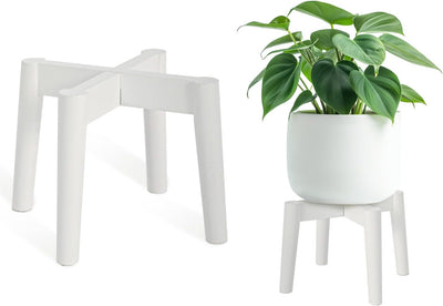 Soporte madera para plantas 7.5x9.8" interiores exteriores