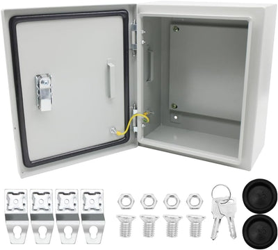 Caja conexiones eléctrica acero impermeable 12x10x6pulg
