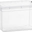 Caja plástico transparente 49qt con tapa apilable sin BPA