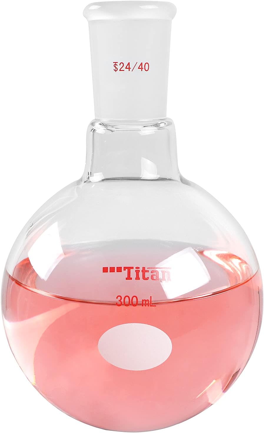 Frascos ebullición laboratorio 10.1oz cuello único junta 24/40