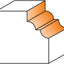 Broca Ogee romana vástago 1/2pulg radio 5/32pulg