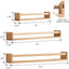 Estantes flotantes roble 27.5" para cocina dormitorio