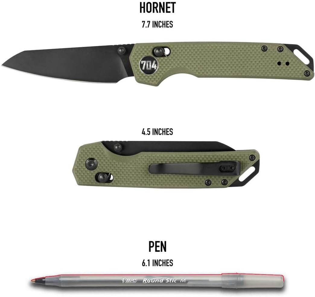 Cuchillo bolsillo plegable bloqueo barra D2 G10 verde