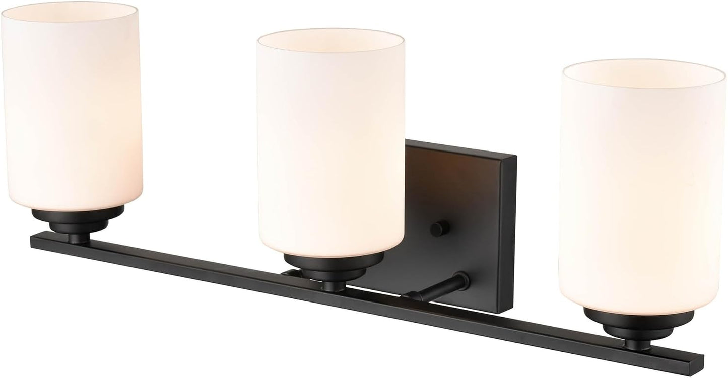 Tocador 3 luces Durham Collection acabado negro mate