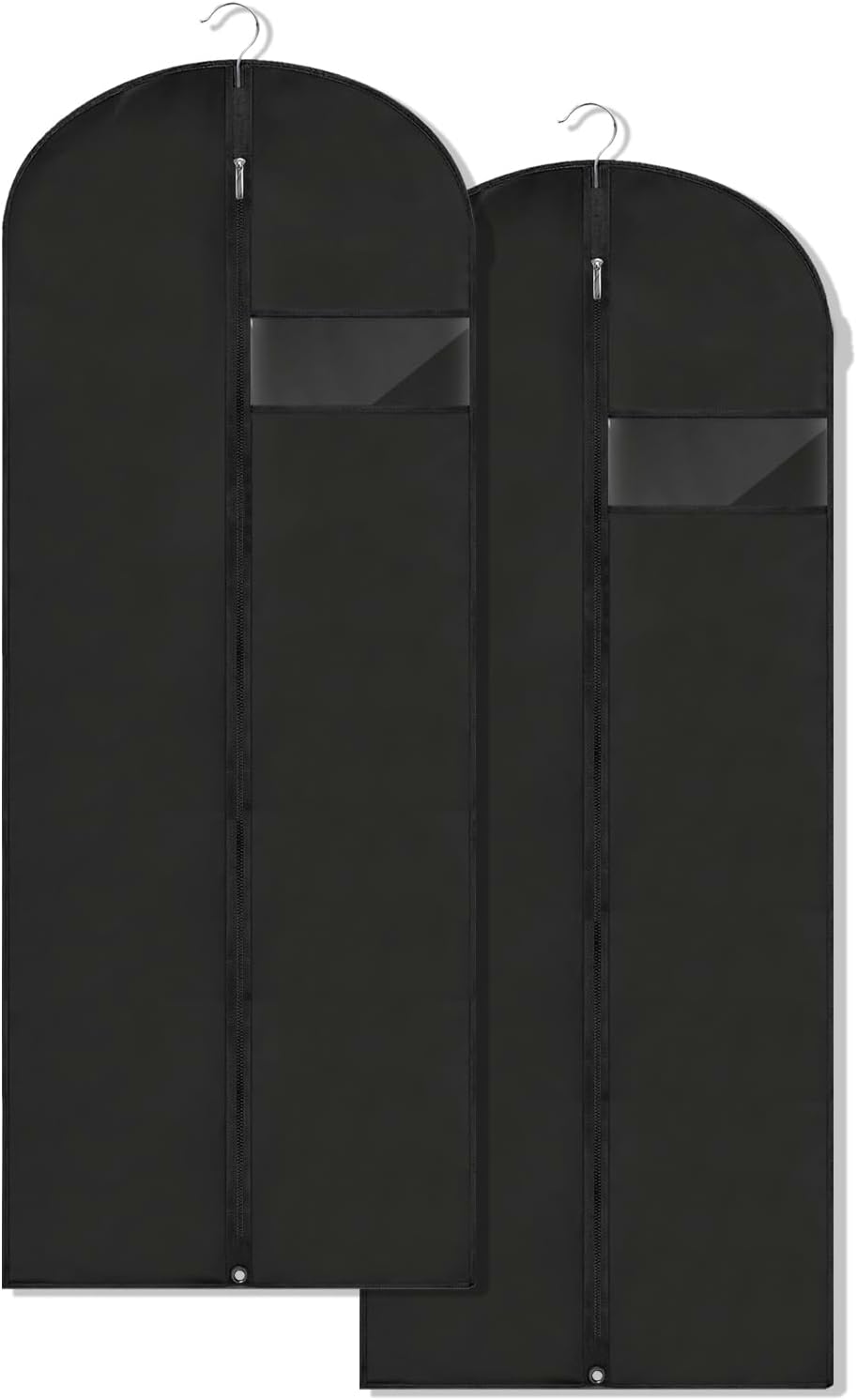 Bolsas para vestidos largos 60" pack 2 negro