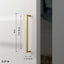 6 Manijas Gabinete Oro Cepillado 7-9/16pulg Antiderrap